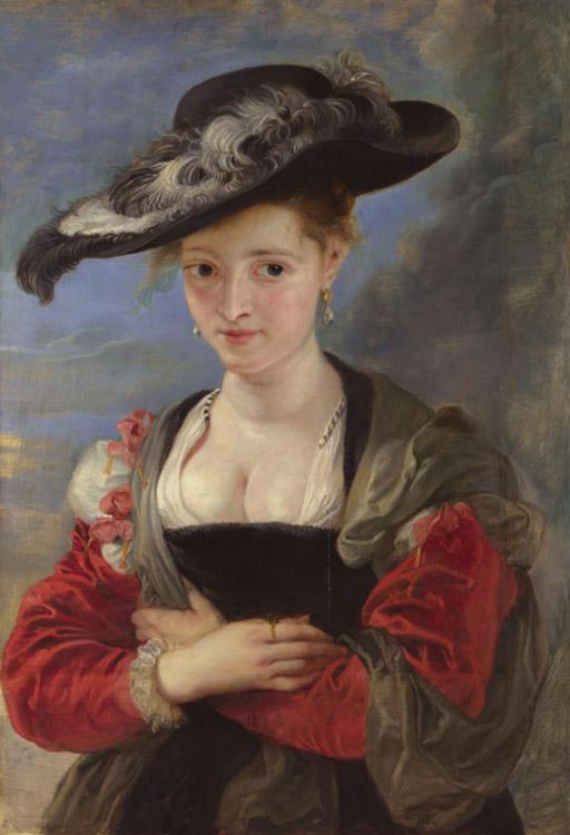 Peter Paul Rubens Portrait of Susanne Fourment (mk08) Sweden oil painting art